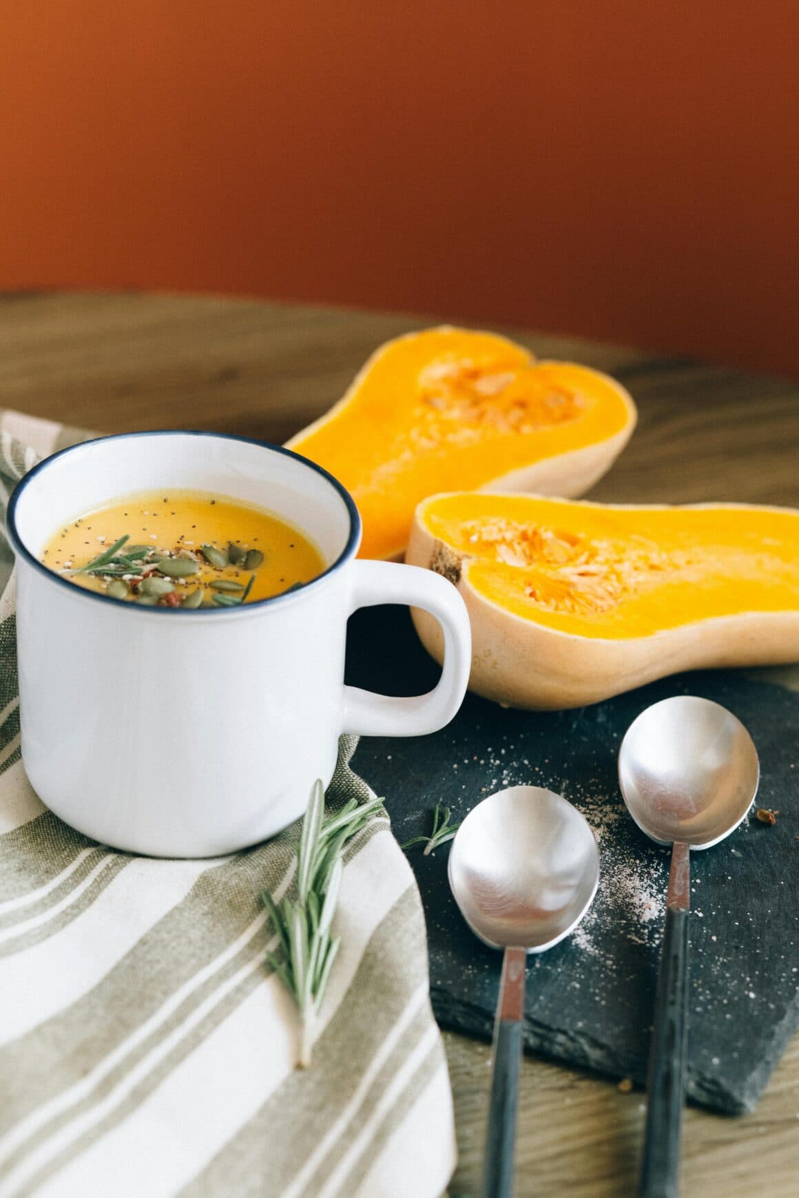 Cozy Butternut Squash Soup & Grilled Cheese Recipe